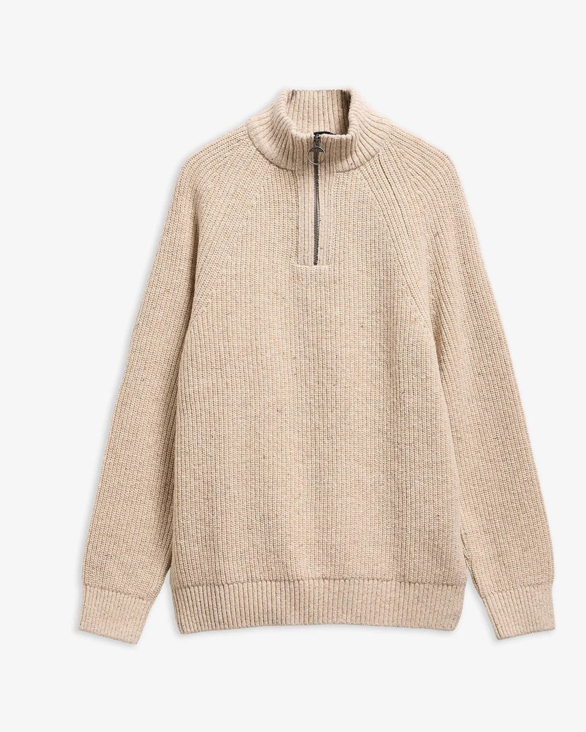BARBOUR Maglione Uomo ESSENTIALS HALF ZIP-Pearl
