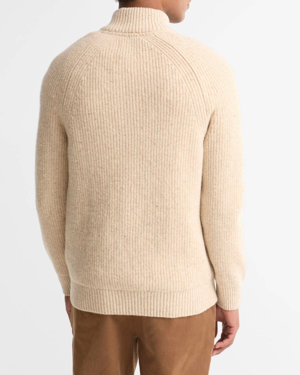 BARBOUR Maglione Uomo ESSENTIALS HALF ZIP-Pearl
