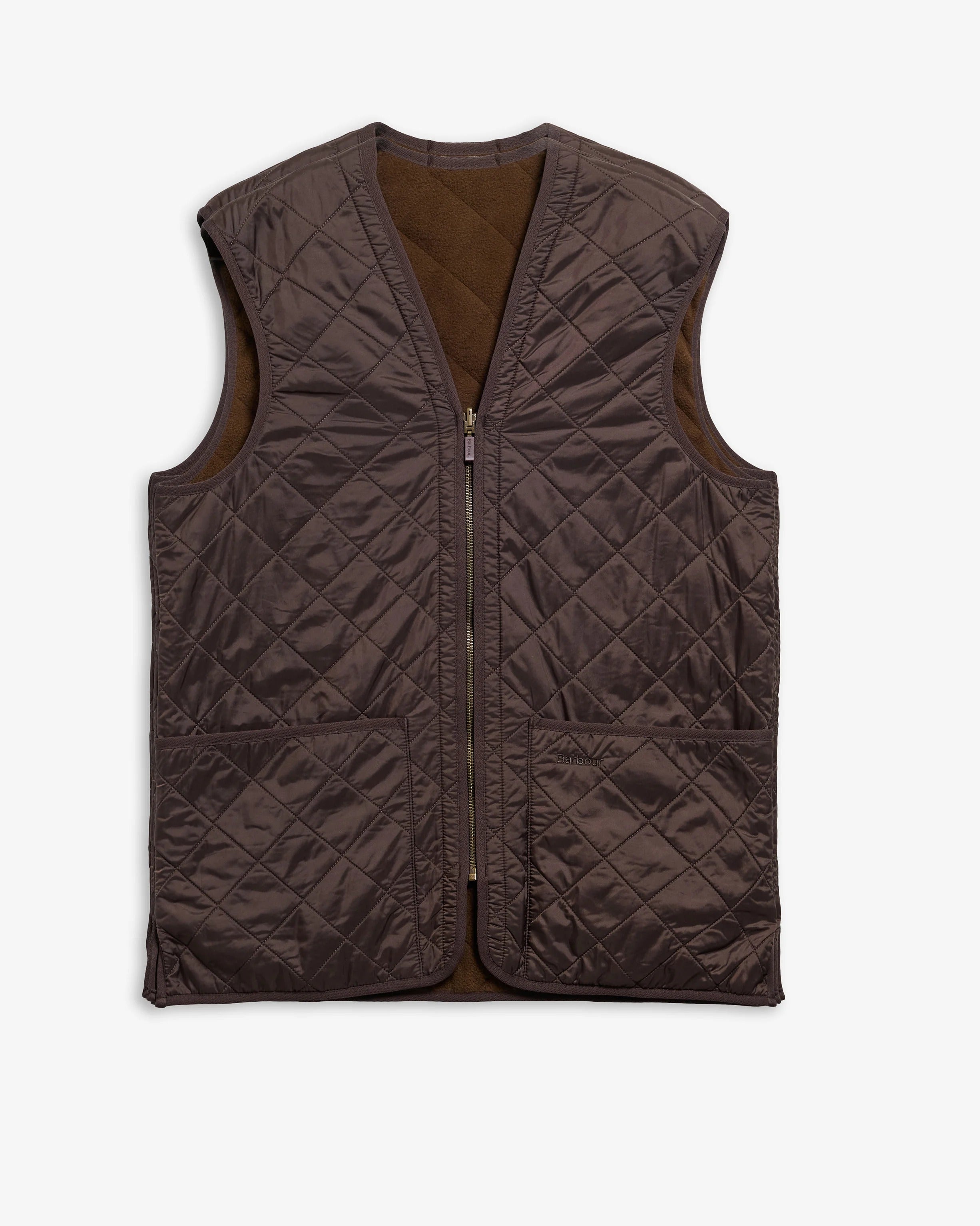 BARBOUR Gilet Uomo Polarquilt-Brown