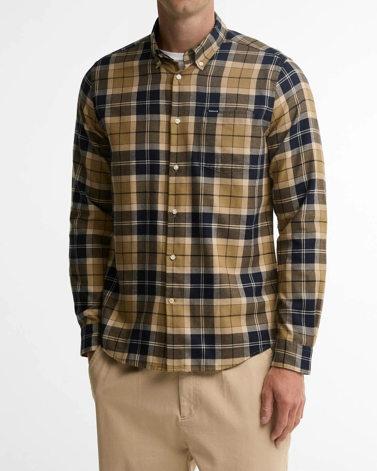 BARBOUR Camicia Uomo FORTROSE-Birchwood Dress Tartan