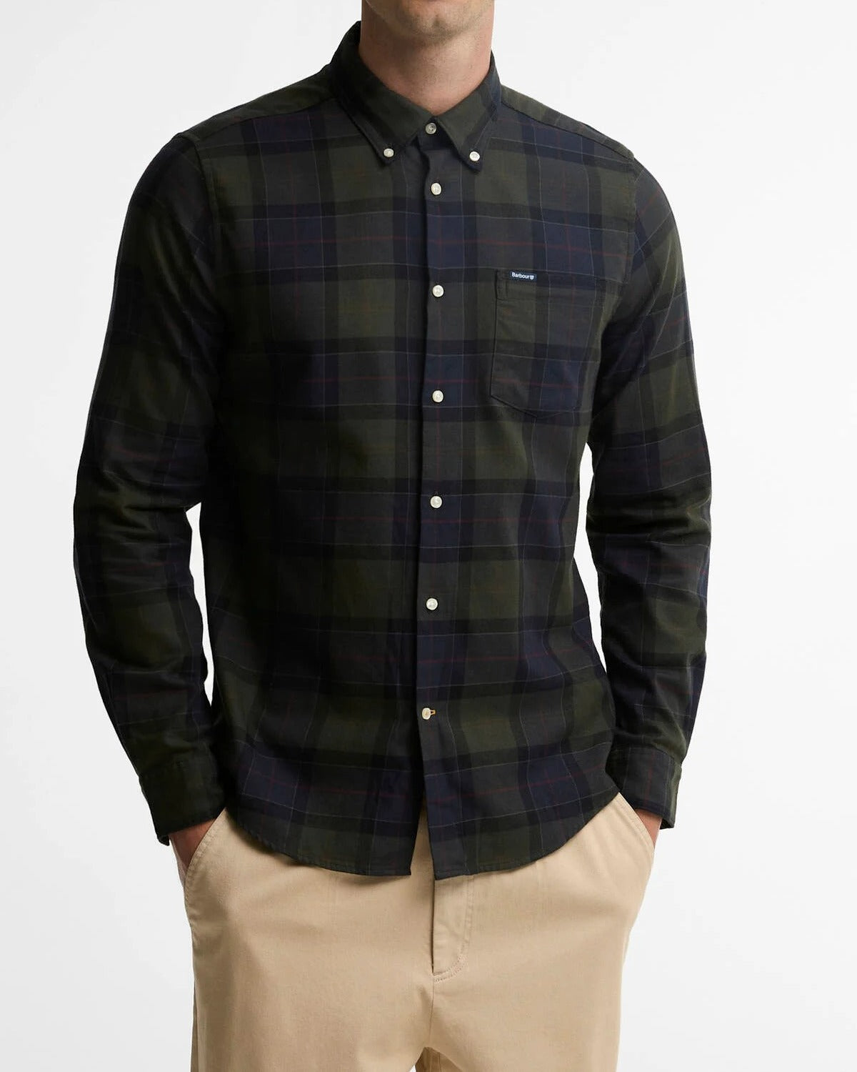 BARBOUR Camicia Uomo FORTROSE-Shadow Classic Tartan