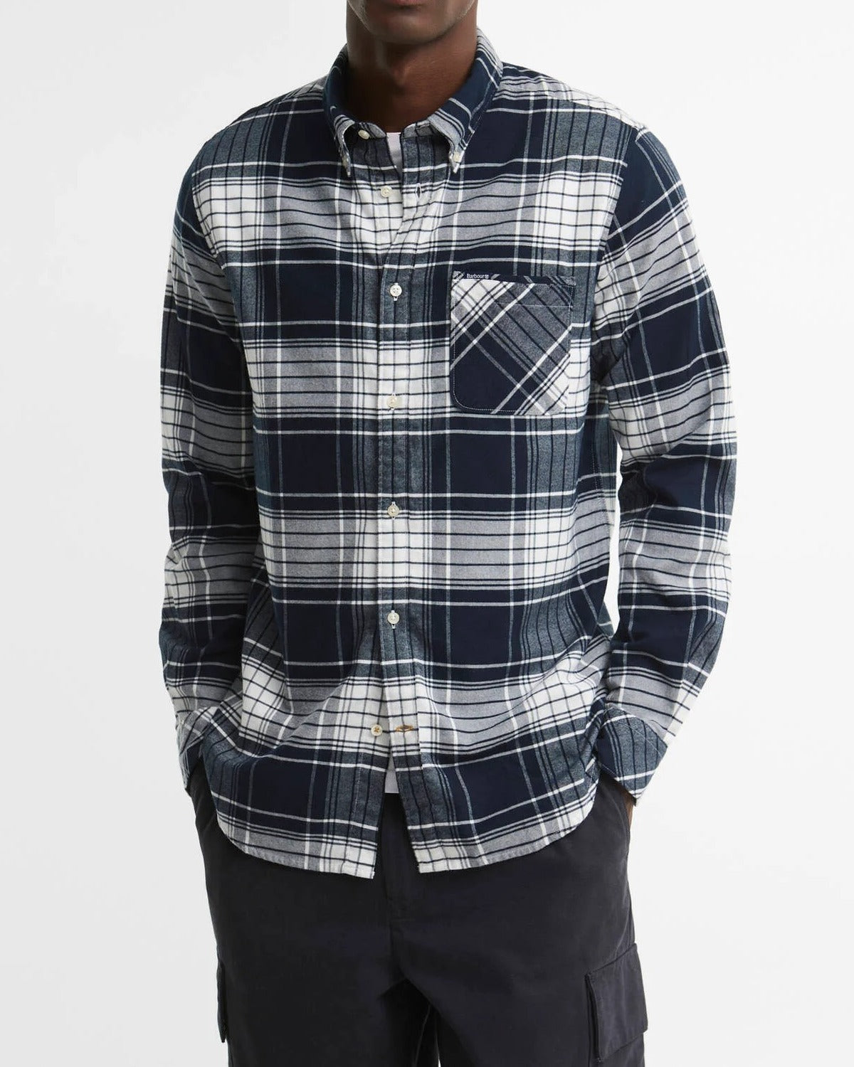 BARBOUR Camicia Uomo EMBERGATE-Navy