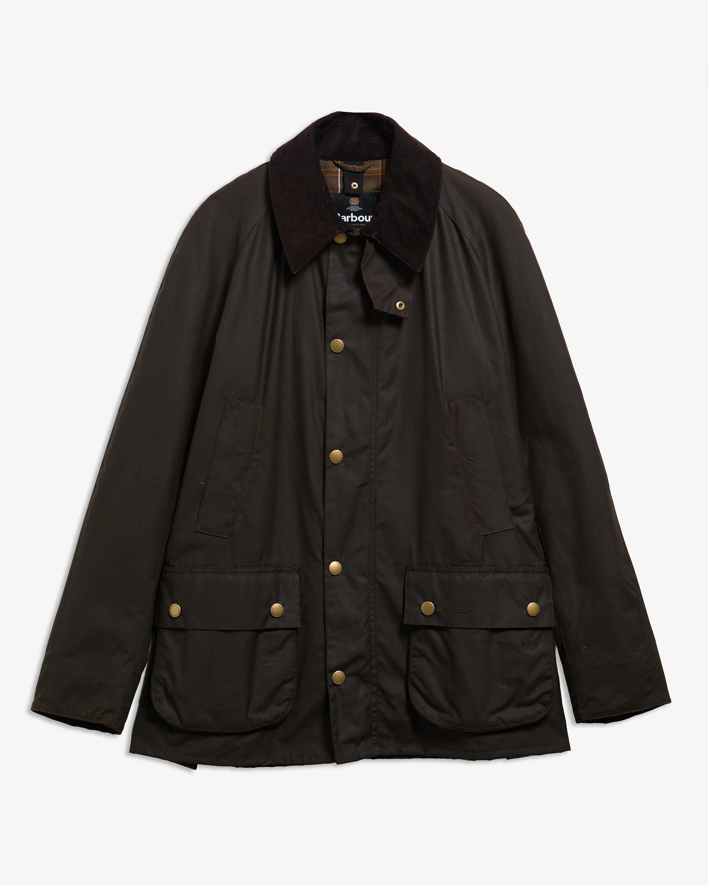 BARBOUR Giacca Uomo ASHBY WAX-Olive