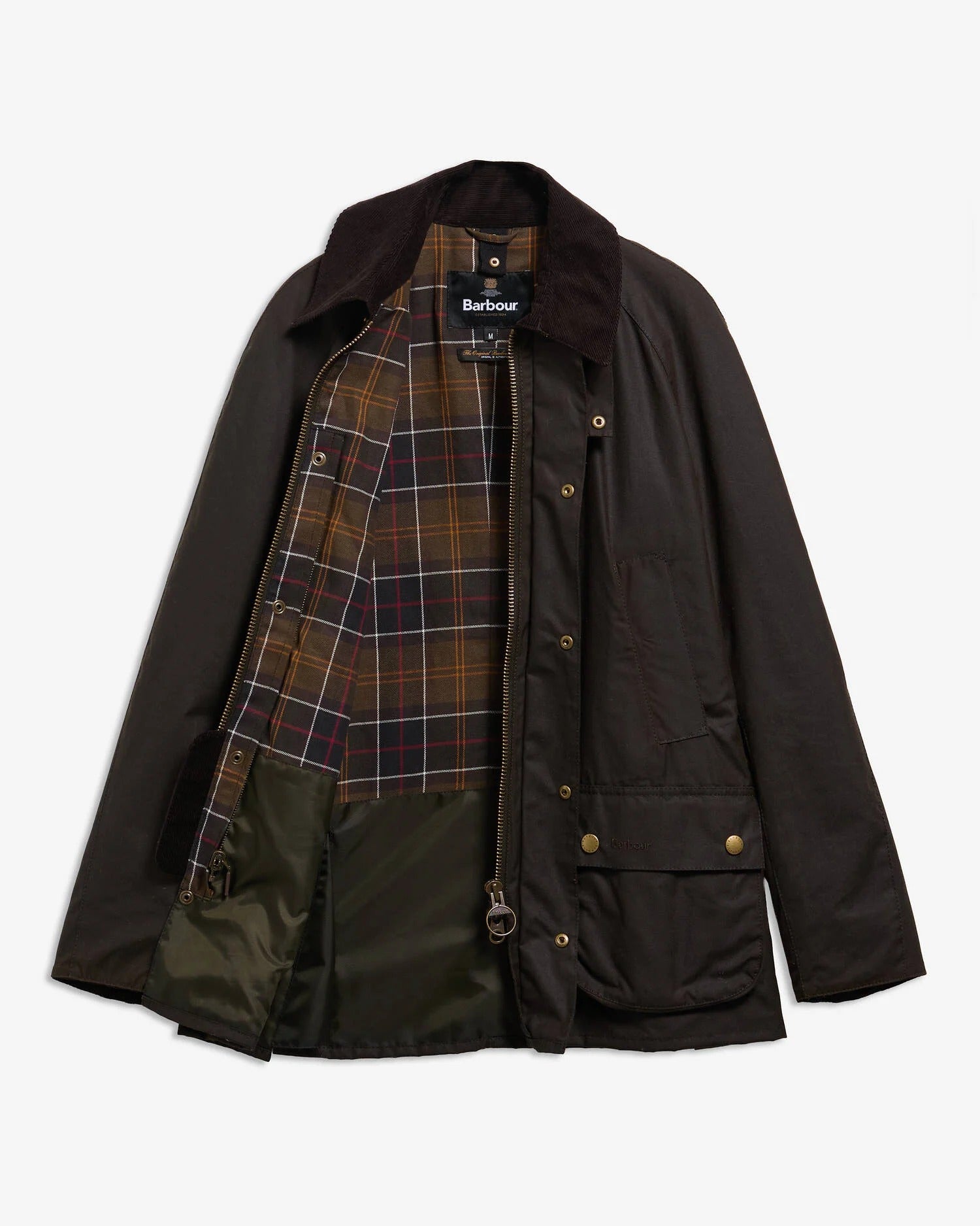 BARBOUR Giacca Uomo ASHBY WAX-Olive