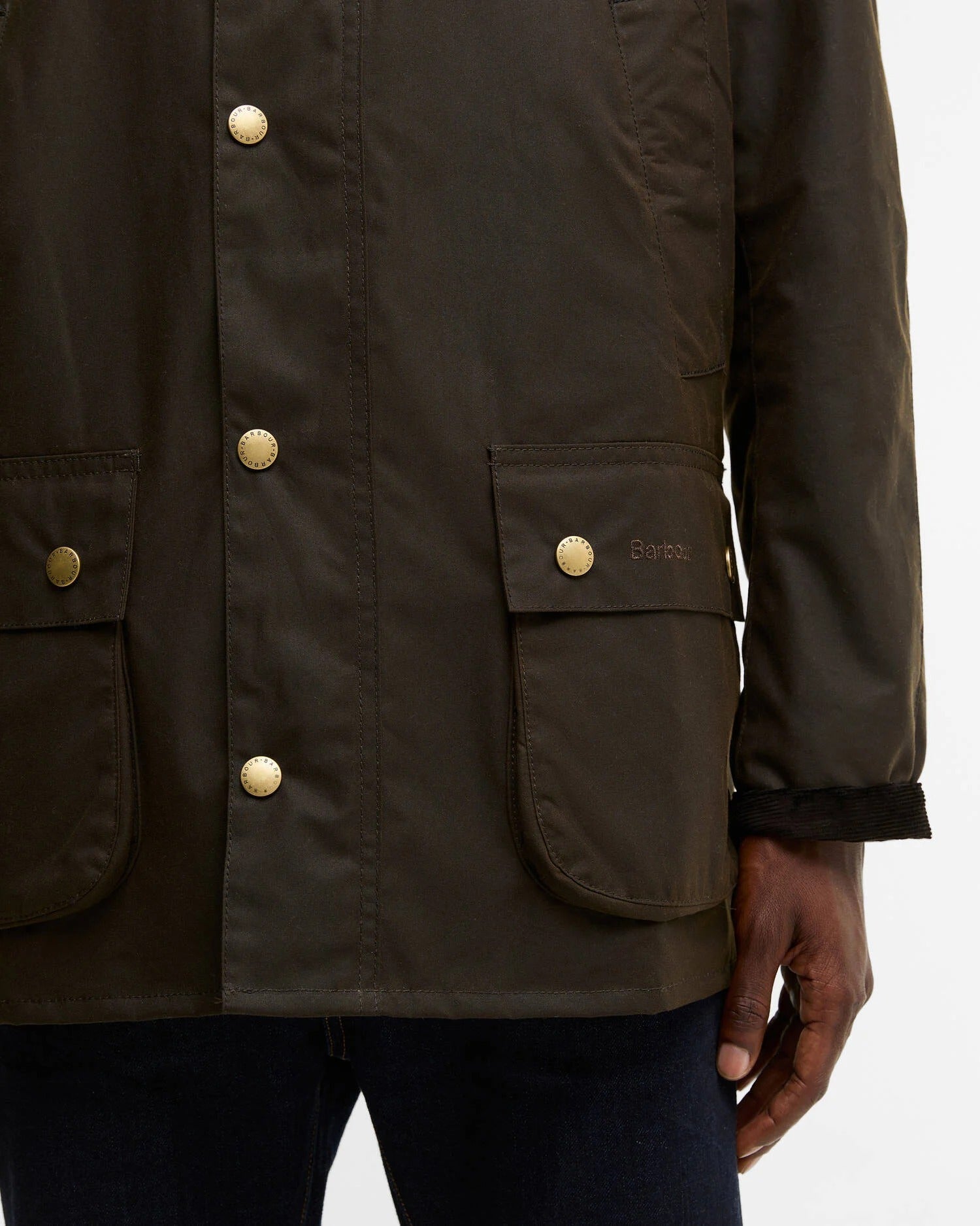 BARBOUR Giacca Uomo ASHBY WAX-Olive