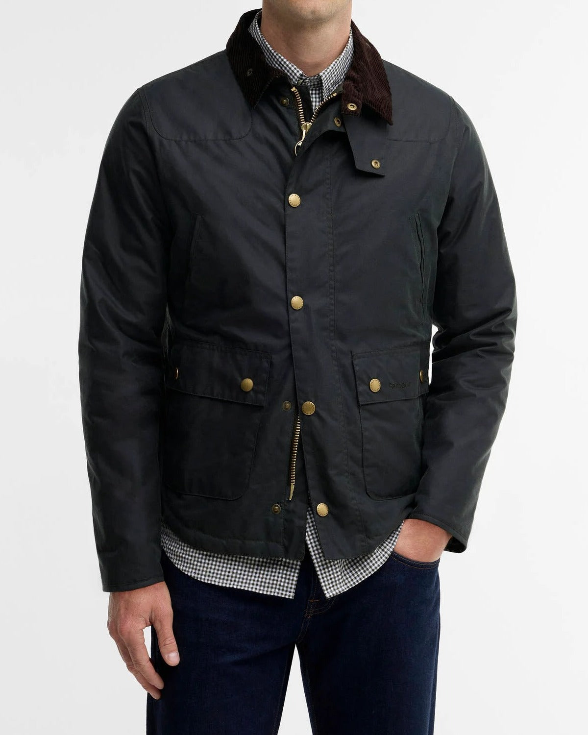 BARBOUR Giacca Uomo Reelin Wax-Sage