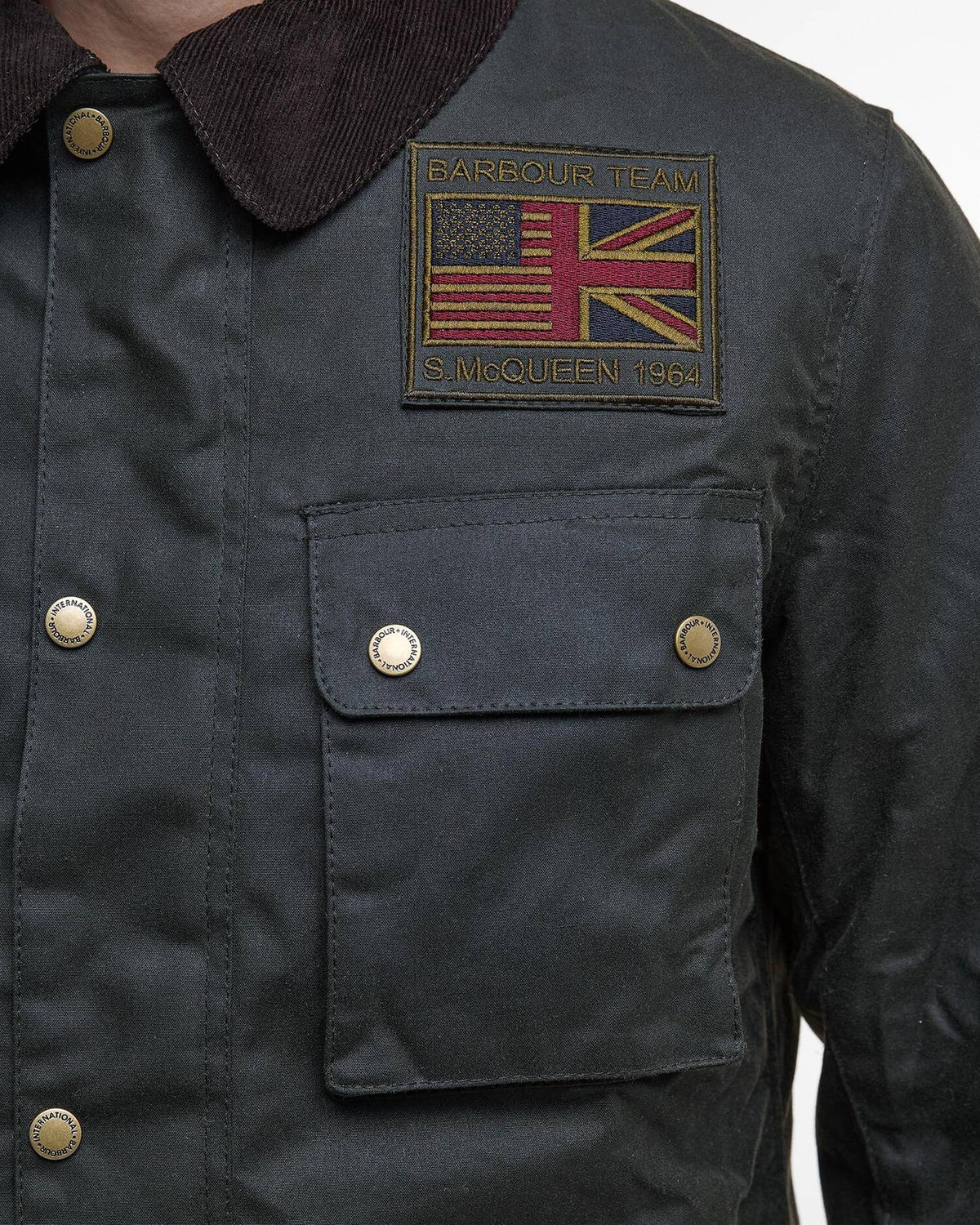 BARBOUR Giacca Uomo Workers Wax-Sage