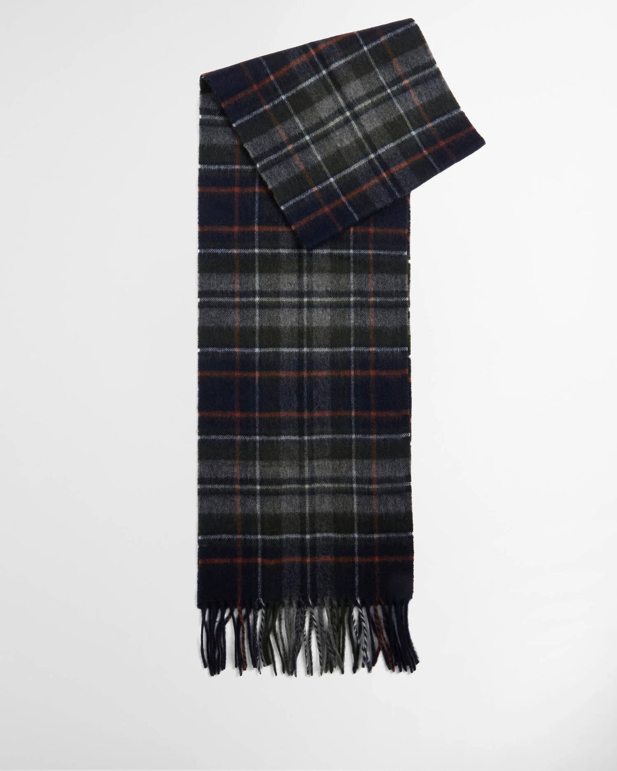 BARBOUR Sciarpa Uomo NEW CHECK TARTAN-Navy