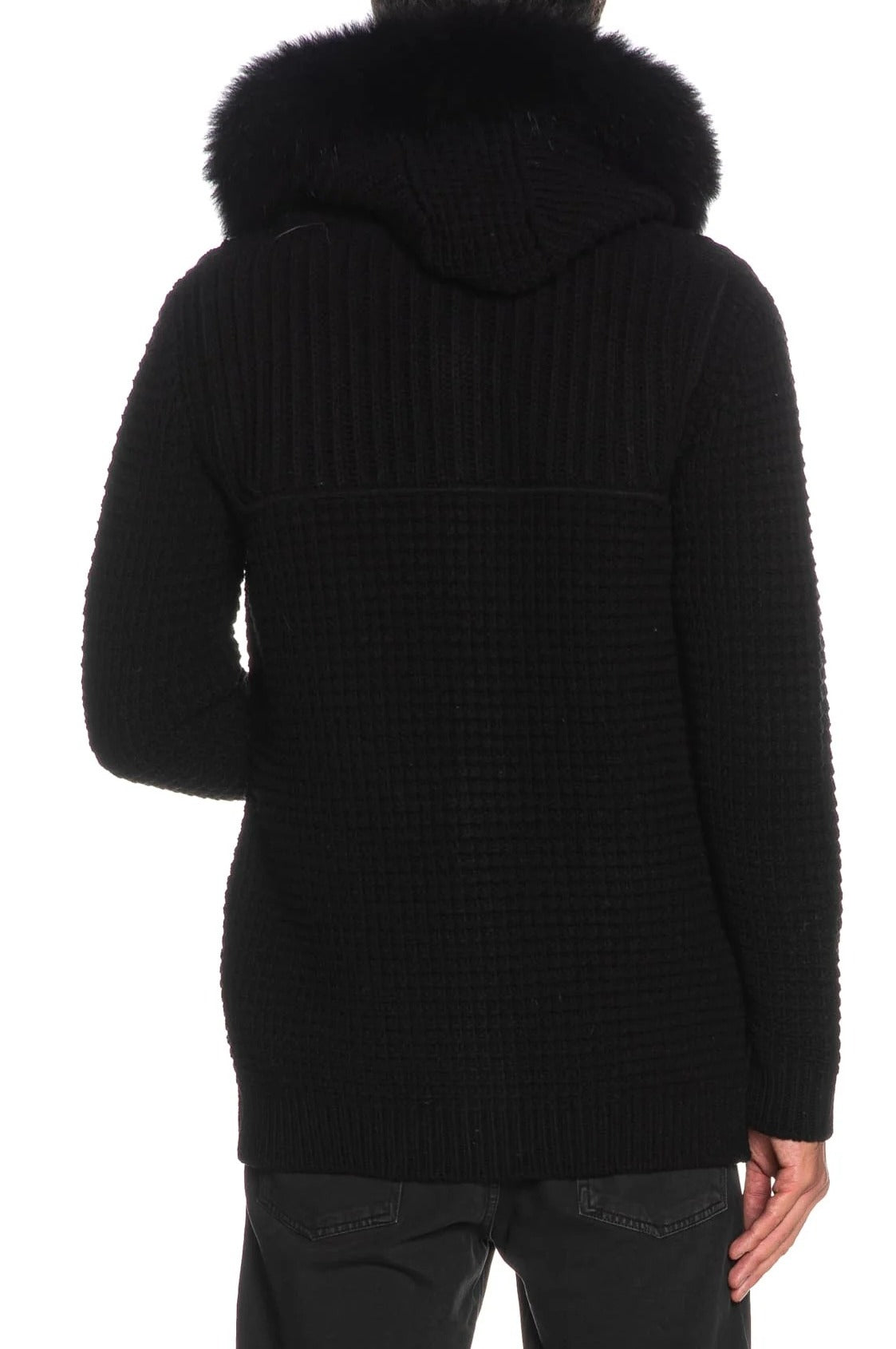 BARK Giubbotto Uomo SHORT DUFFLE COAT W/MURMASKY-Nero