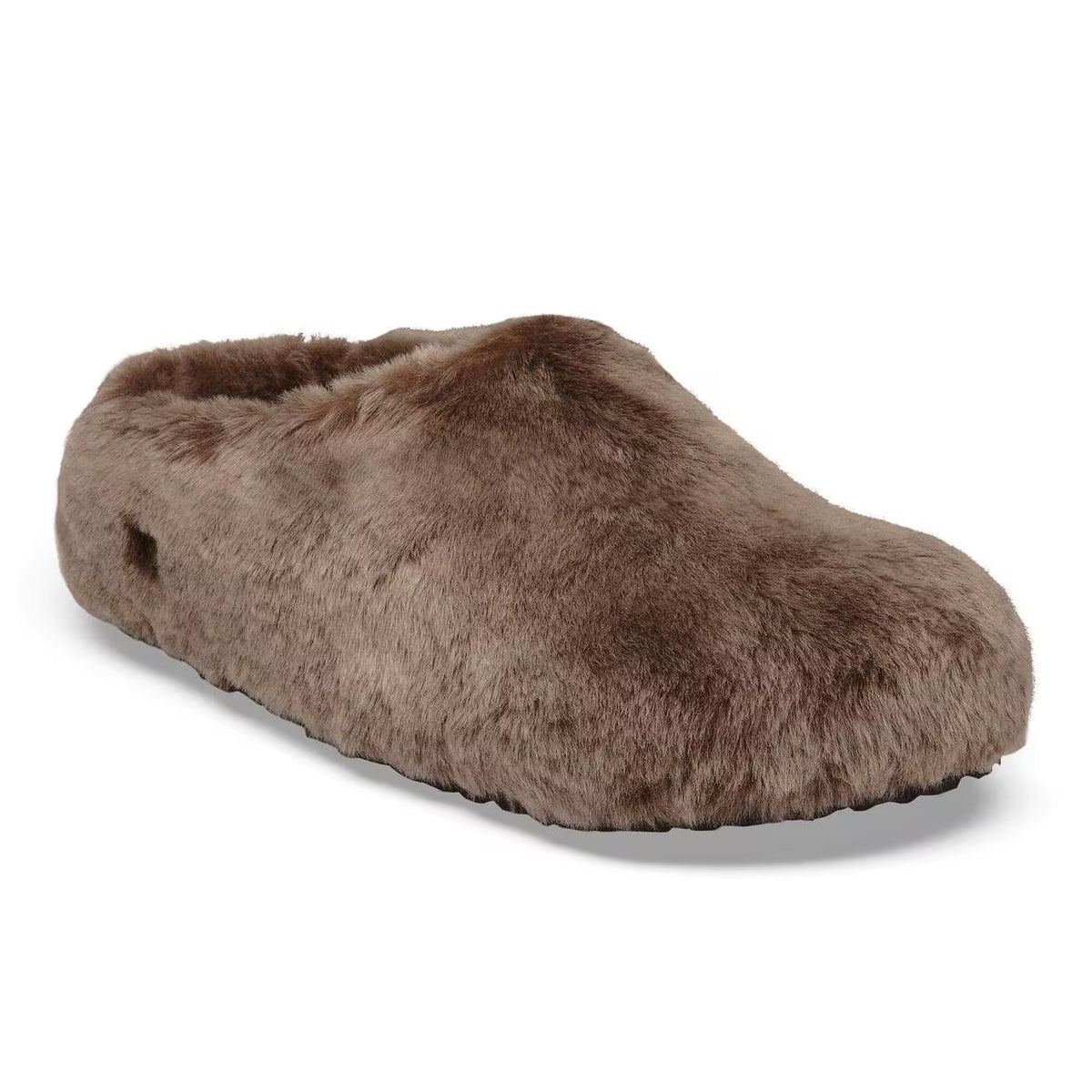 BIRKENSTOCK Ciabatta Unisex AMSTERDAM WRAPPED SHEARLING-Gray Taupe