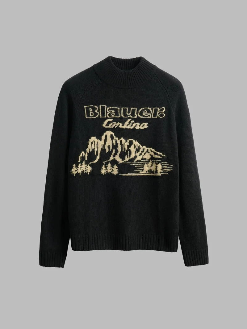 BLAUER Maglione Uomo PIANOZEY-Nero