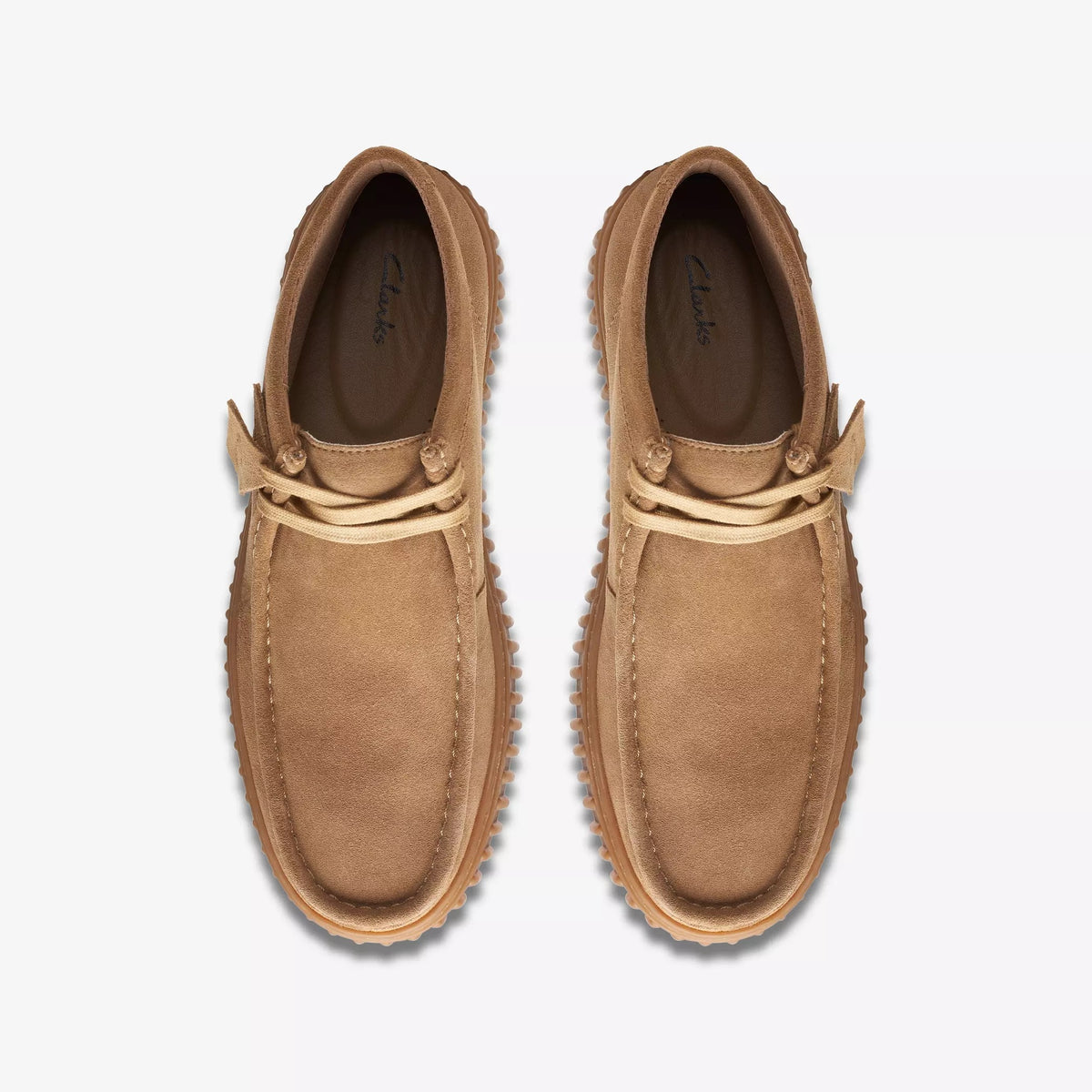 CLARKS Scarpa Uomo TORHILL HI SUEDE-Sand