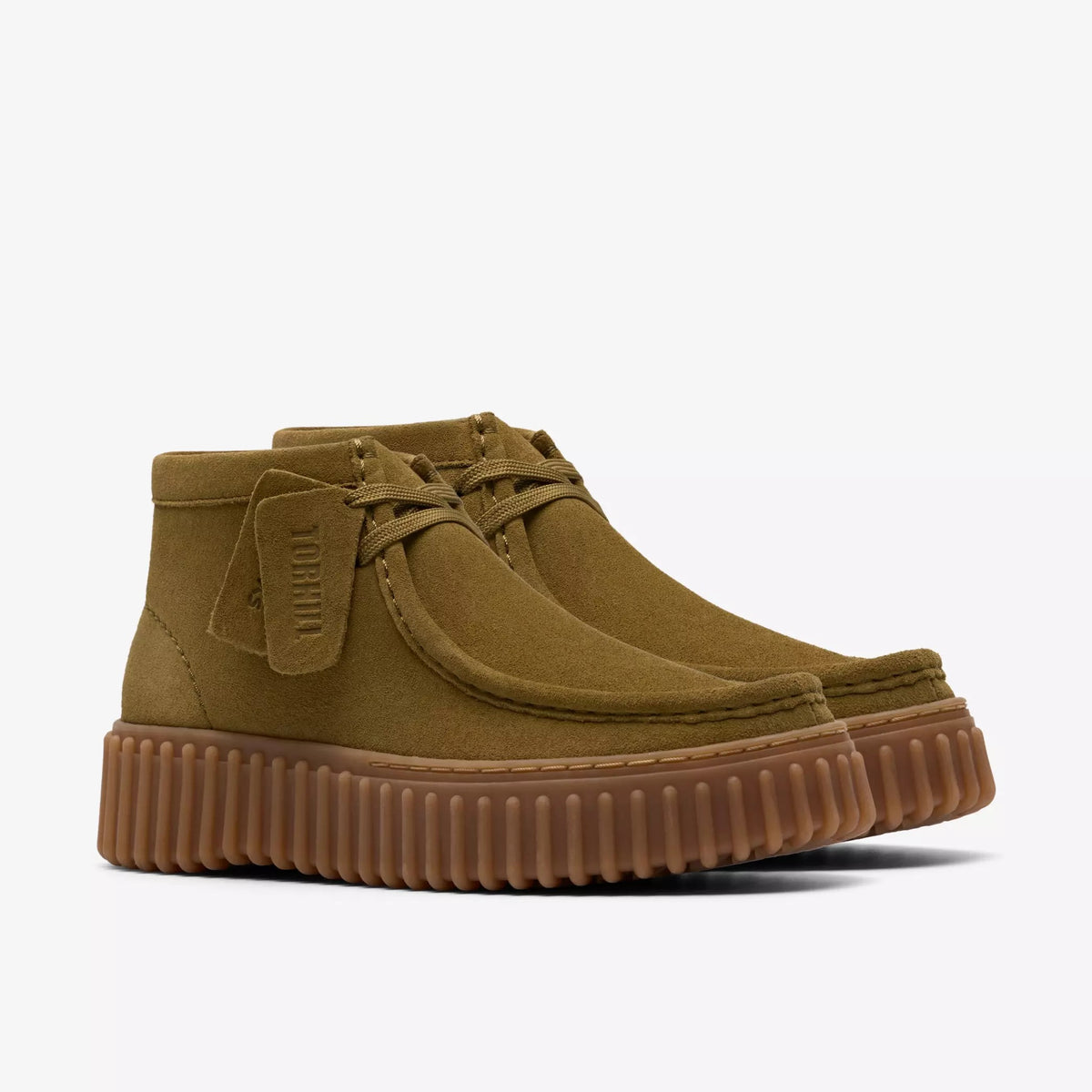 CLARKS Scarpa Donna TORHILL MOSS SUEDE-Olive