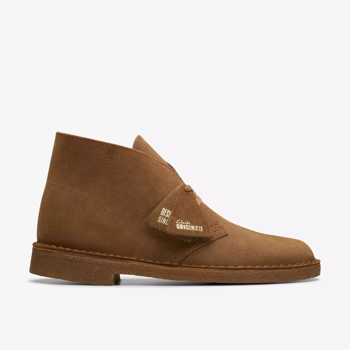CLARKS Scarpa Uomo DESERT BOOT SUEDE-Cola