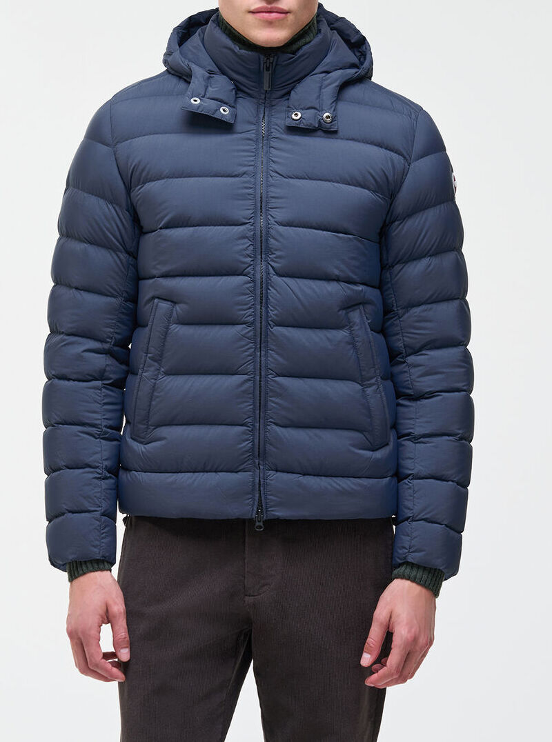 COLMAR Piumino Uomo Cappuccio staccabile MINDSET-Blu Navy