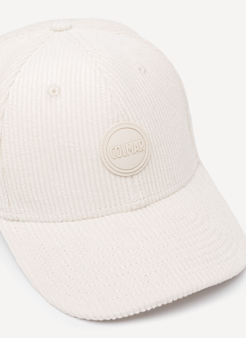 COLMAR Cappello Baseball Unisex Velluto-Bianco Nude