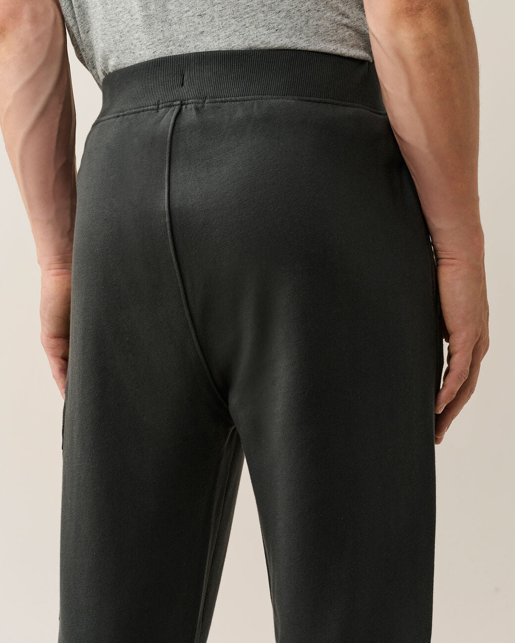 C.P. COMPANY Pantalone Uomo Diagonal Raised Fleece Lens-Raven Grey