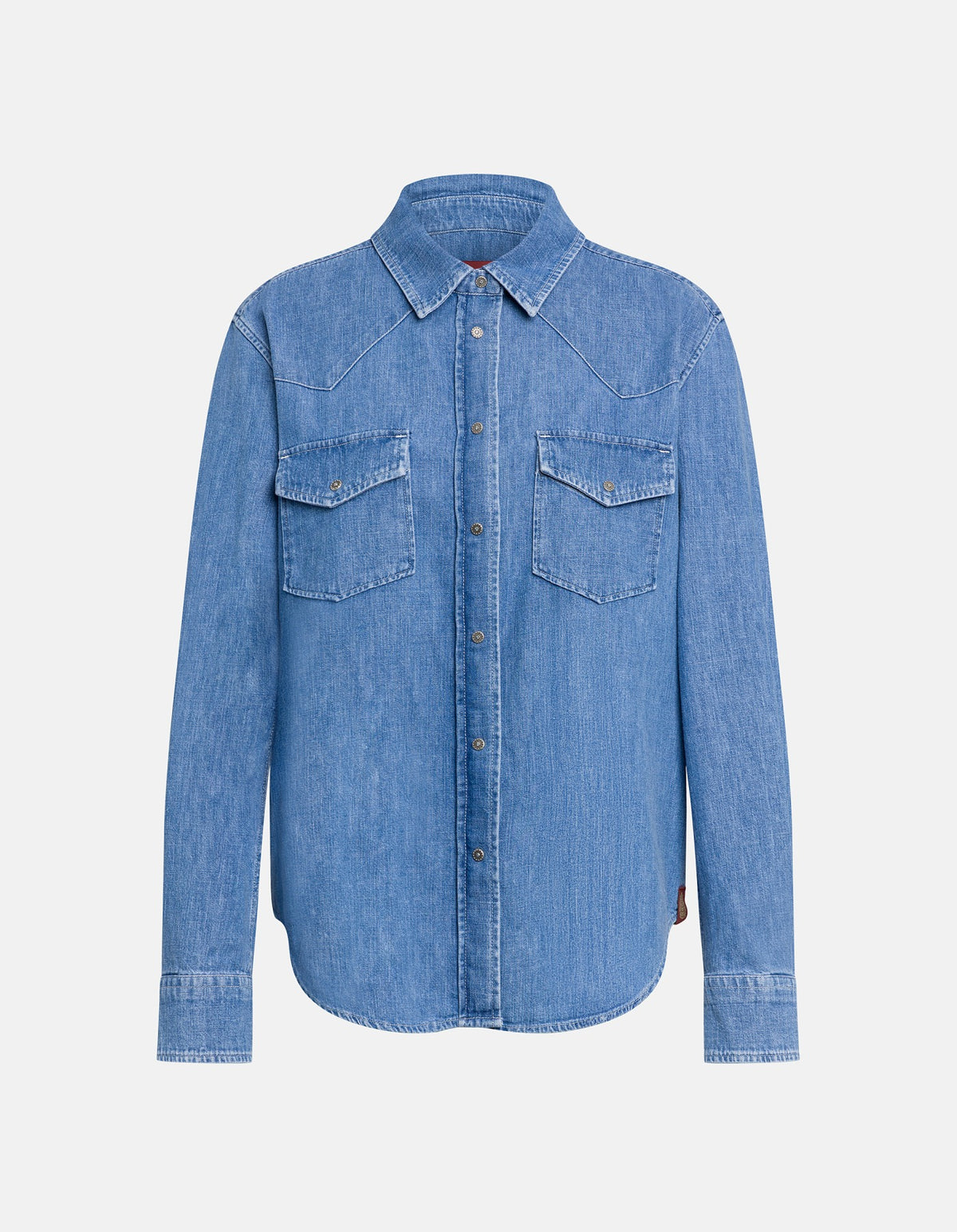 DONDUP Camicia Donna Denim-Blu