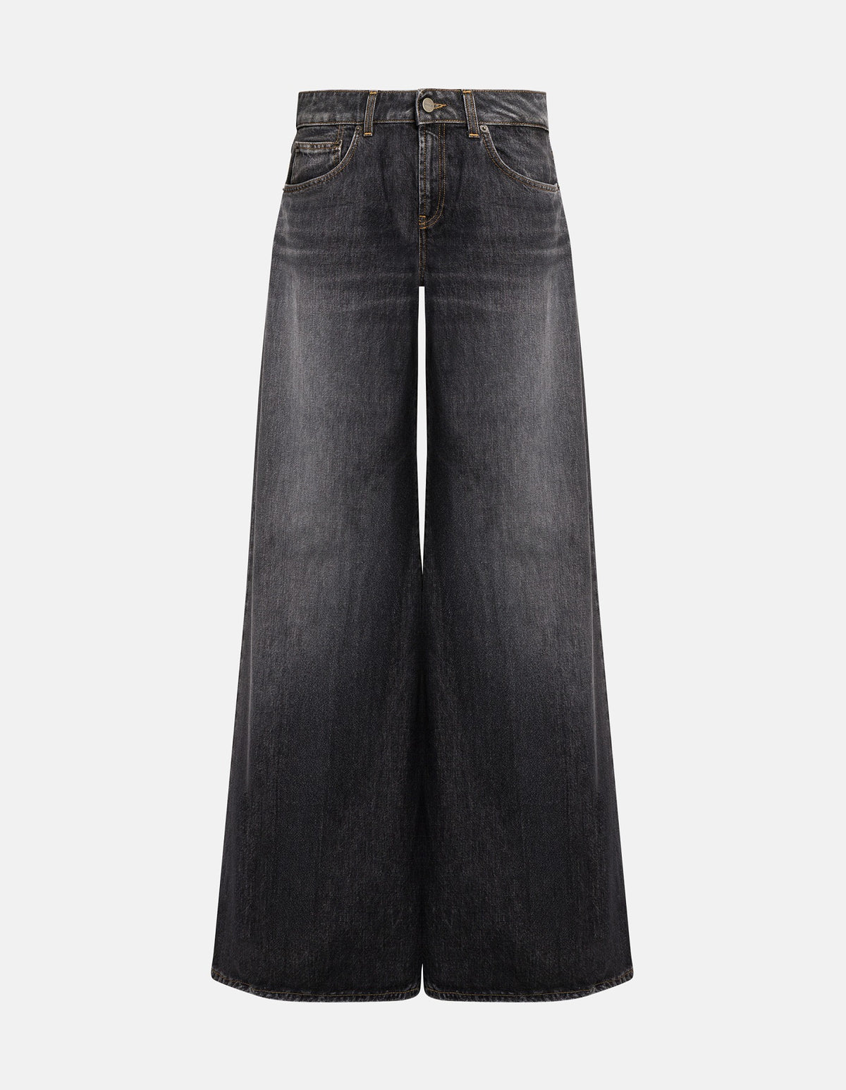 DONDUP Jeans Donna MARLEN Wide Leg-Nero