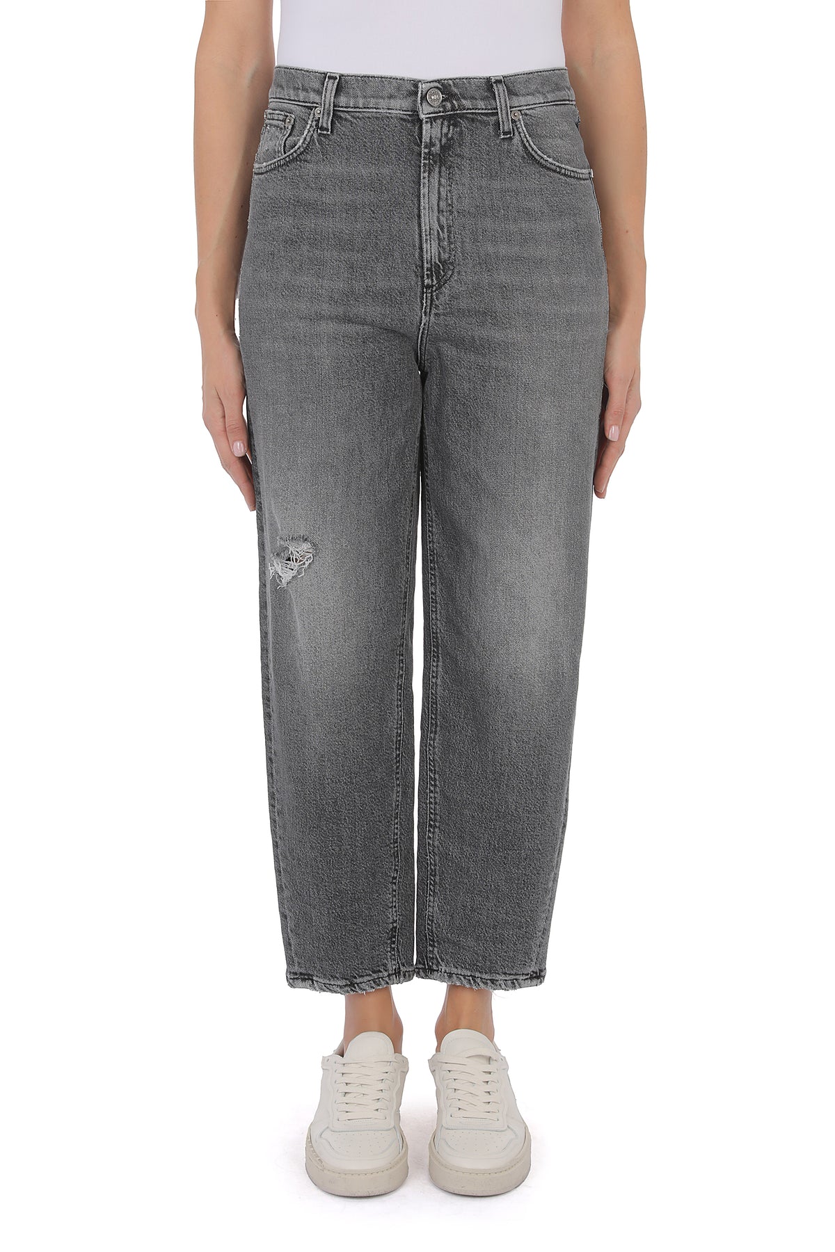 DONDUP Jeans Donna BESSIE Loose-Nero