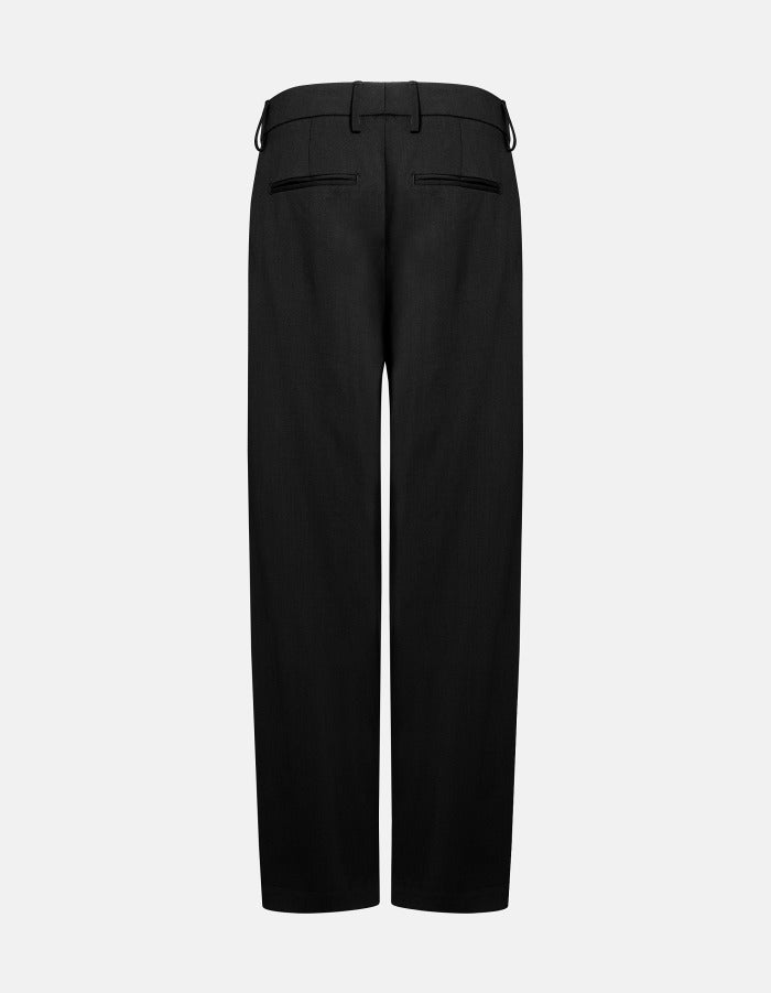 DONDUP Pantalone Donna Lia Wide Leg-Nero