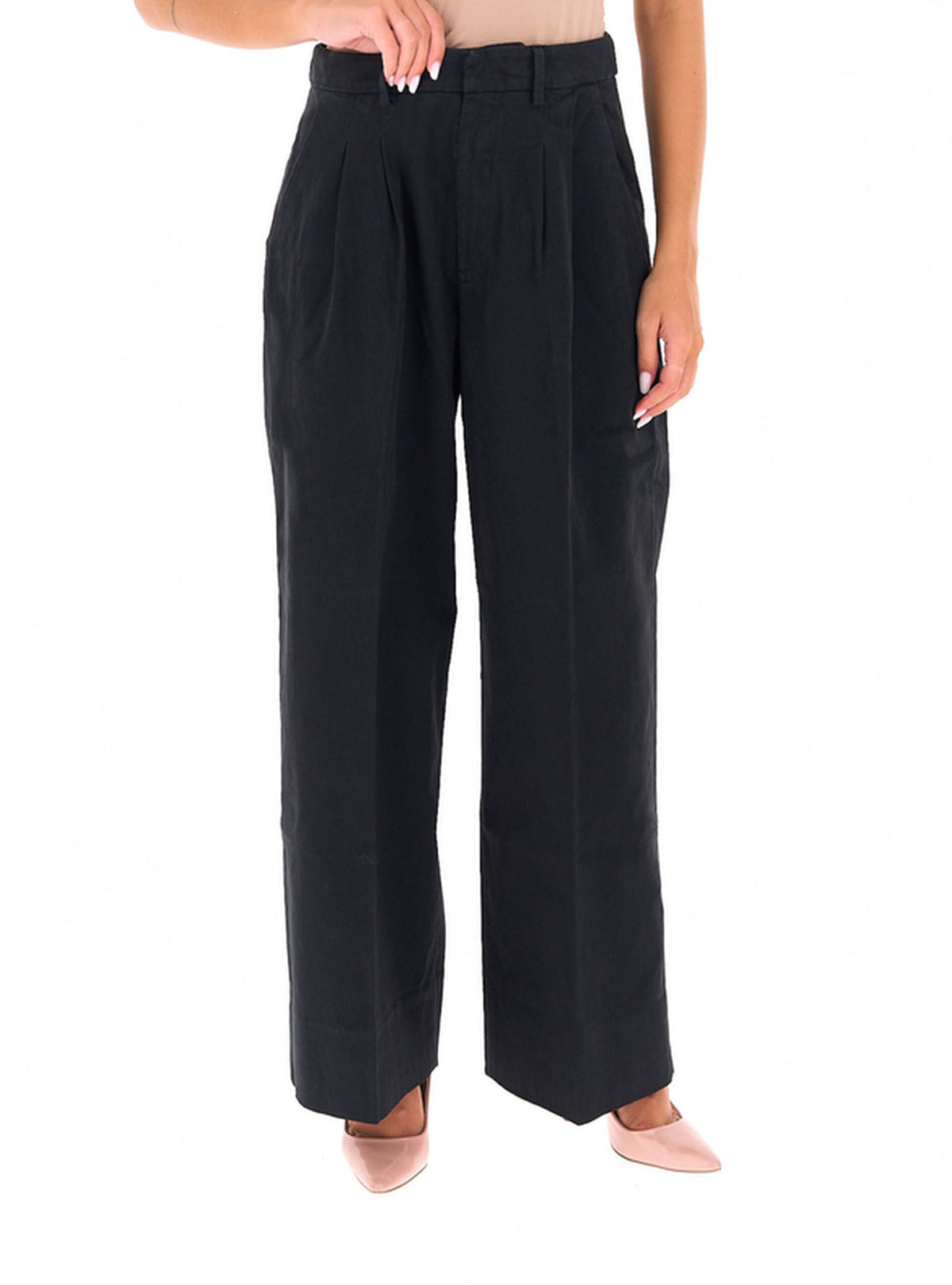 DONDUP PANTALONE Donna ELOISE Wide Leg-Universo