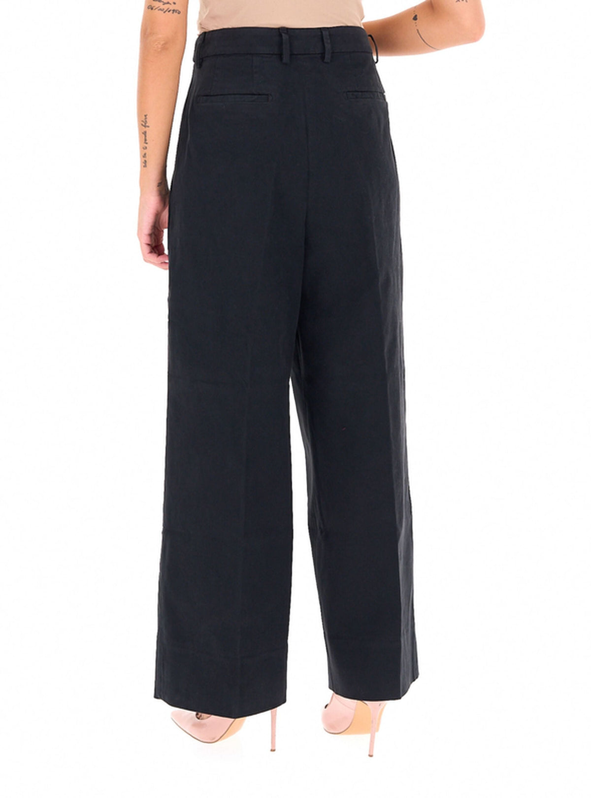DONDUP PANTALONE Donna ELOISE Wide Leg-Universo