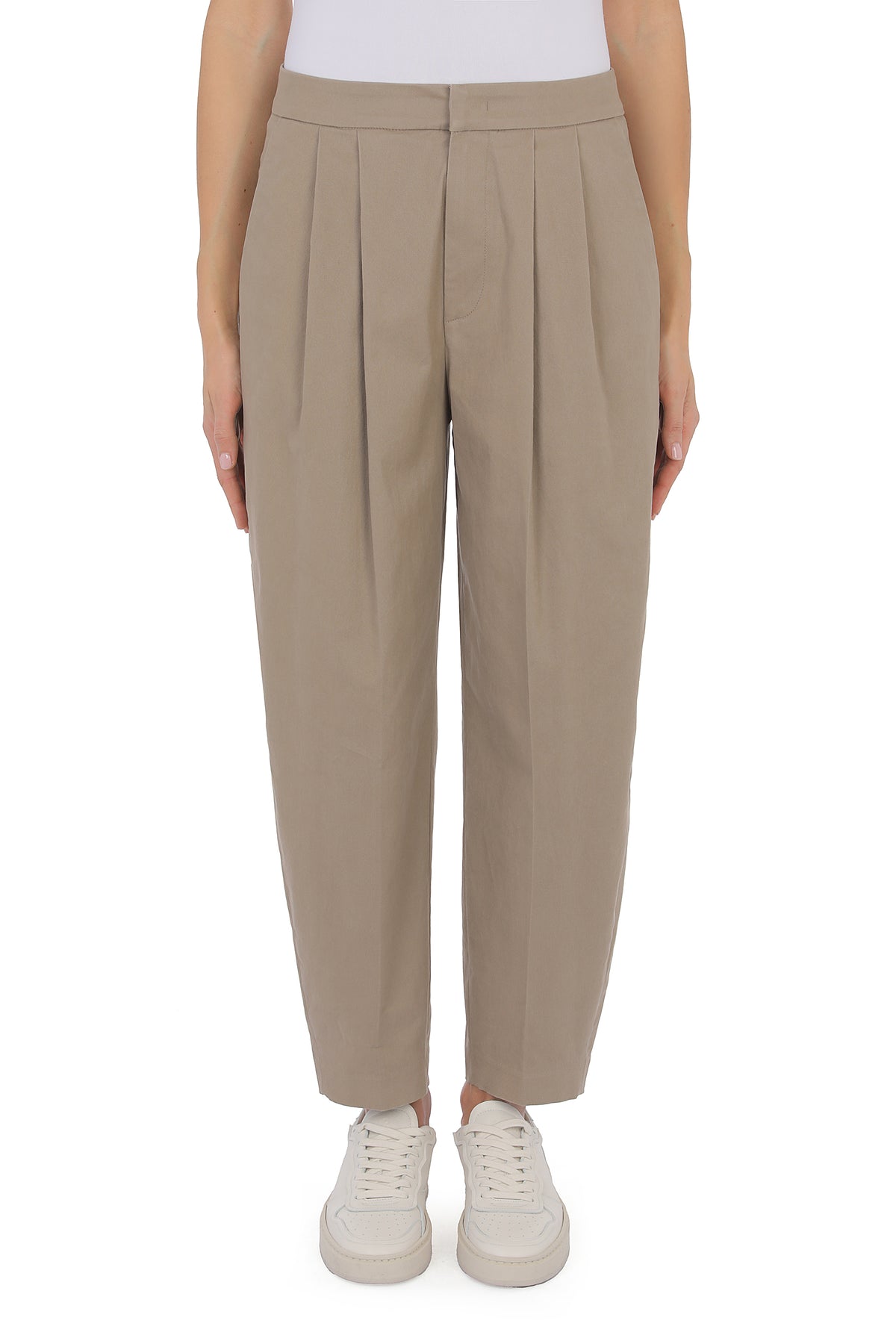 DONDUP PANTALONE Donna SALLY Loose-Naturale