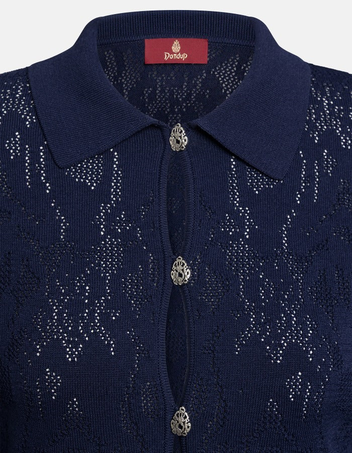 DONDUP Cardigan Donna Tricot Jacquard-Universo
