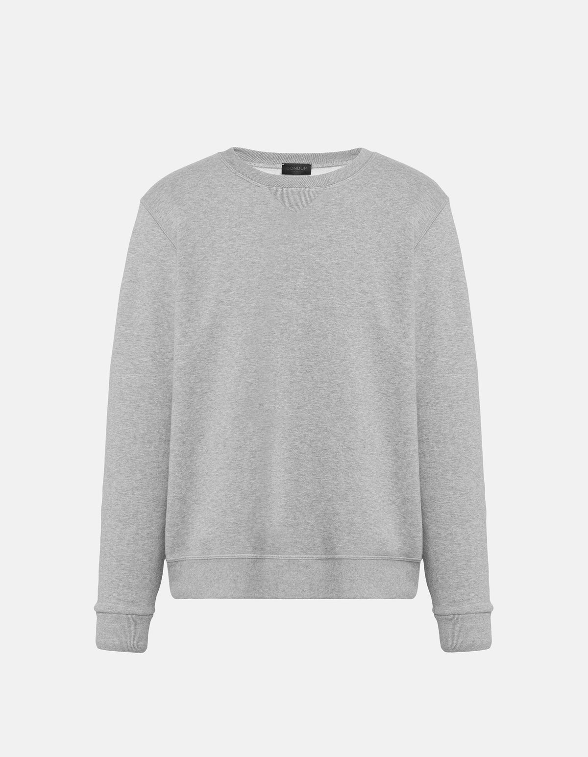 DONDUP Felpa Uomo Cotone-Grigio