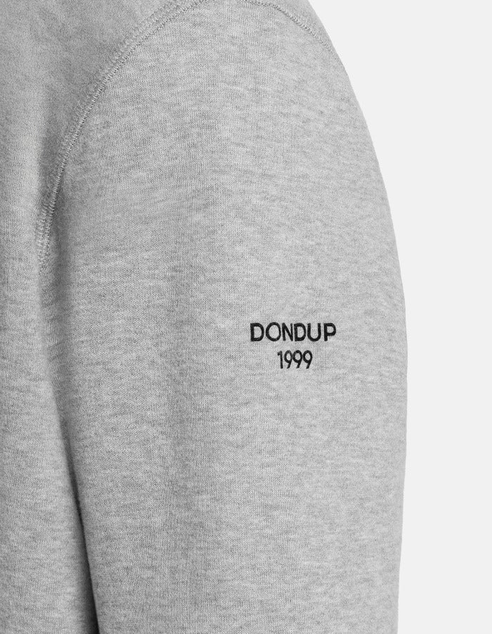 DONDUP Felpa Uomo Cotone-Grigio