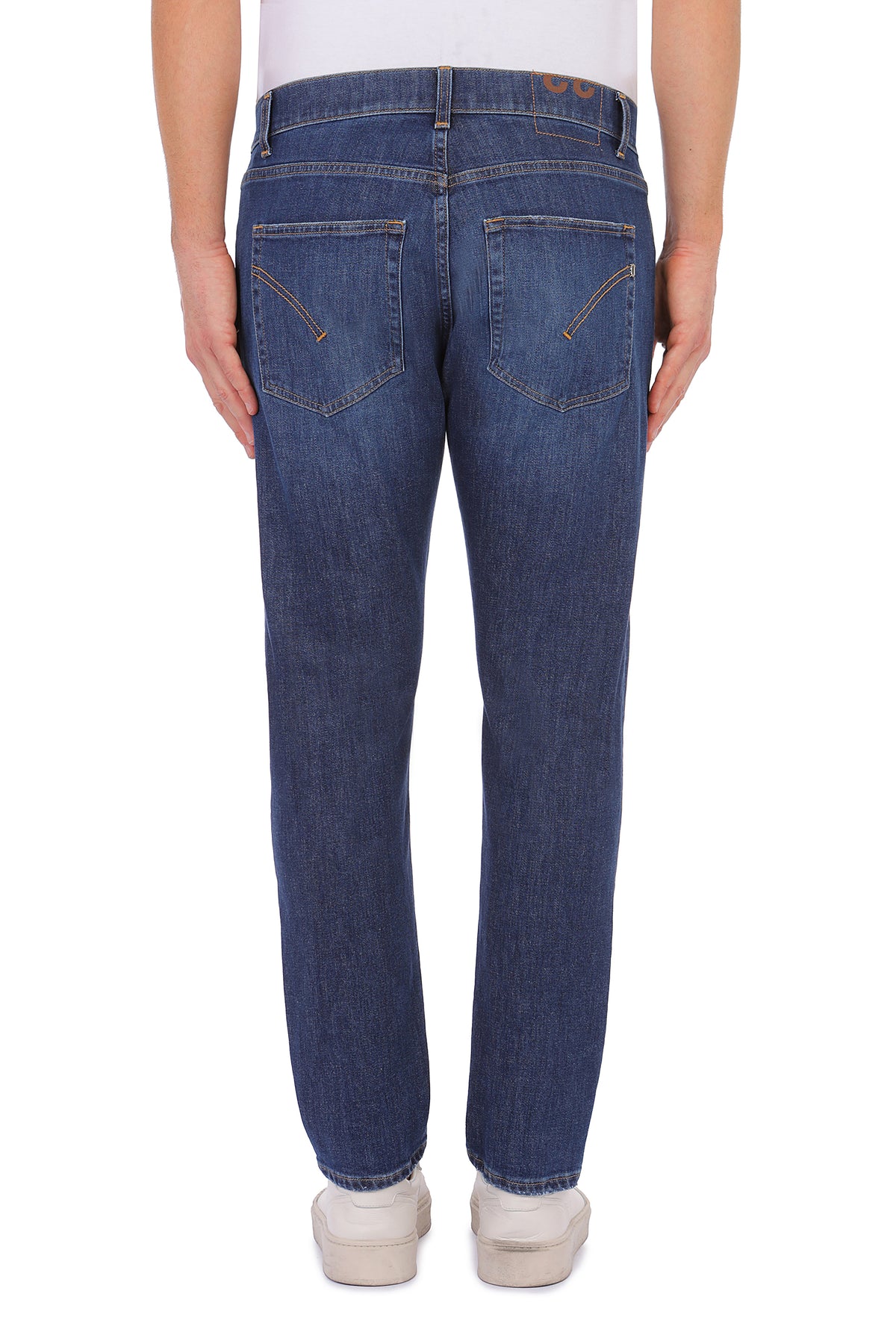 DONDUP Jeans Uomo Jeff Carrot-Blu