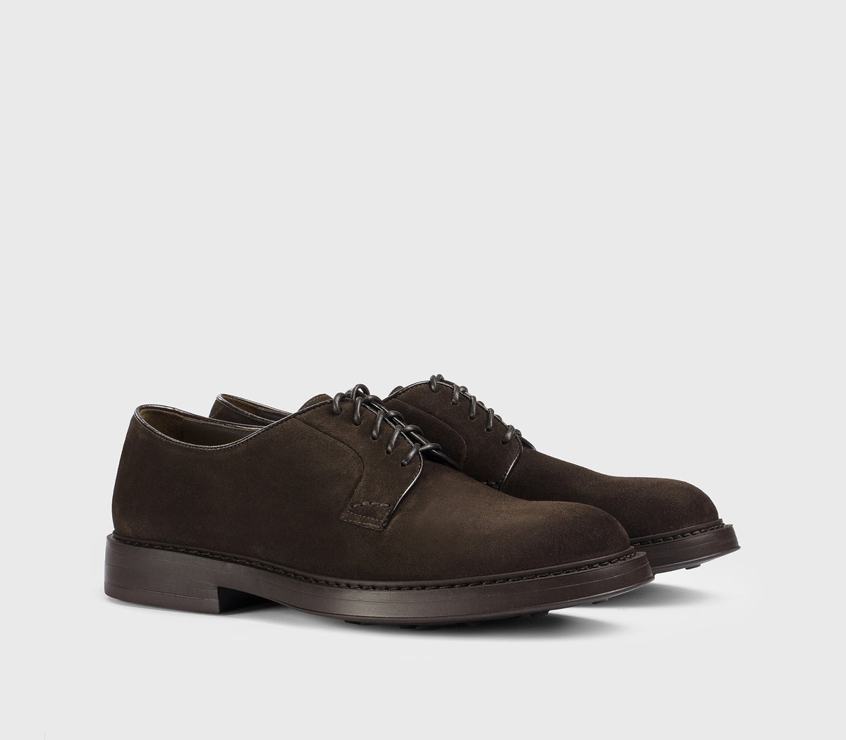 DOUCAL'S Scarpa Uomo Derby Suede-Terre