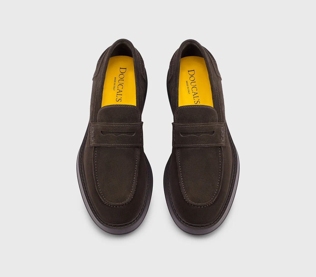 DOUCAL'S Mocassino Uomo Penny ADLER Suede-Terre