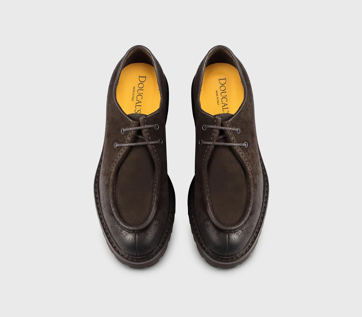 DOUCAL'S Scarpa Uomo Derby Suede-Terre