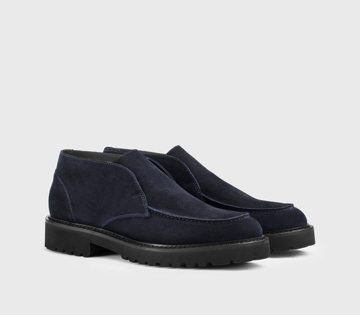 DOUCAL'S Scarpa Uomo Desert Boot Suede-Blu