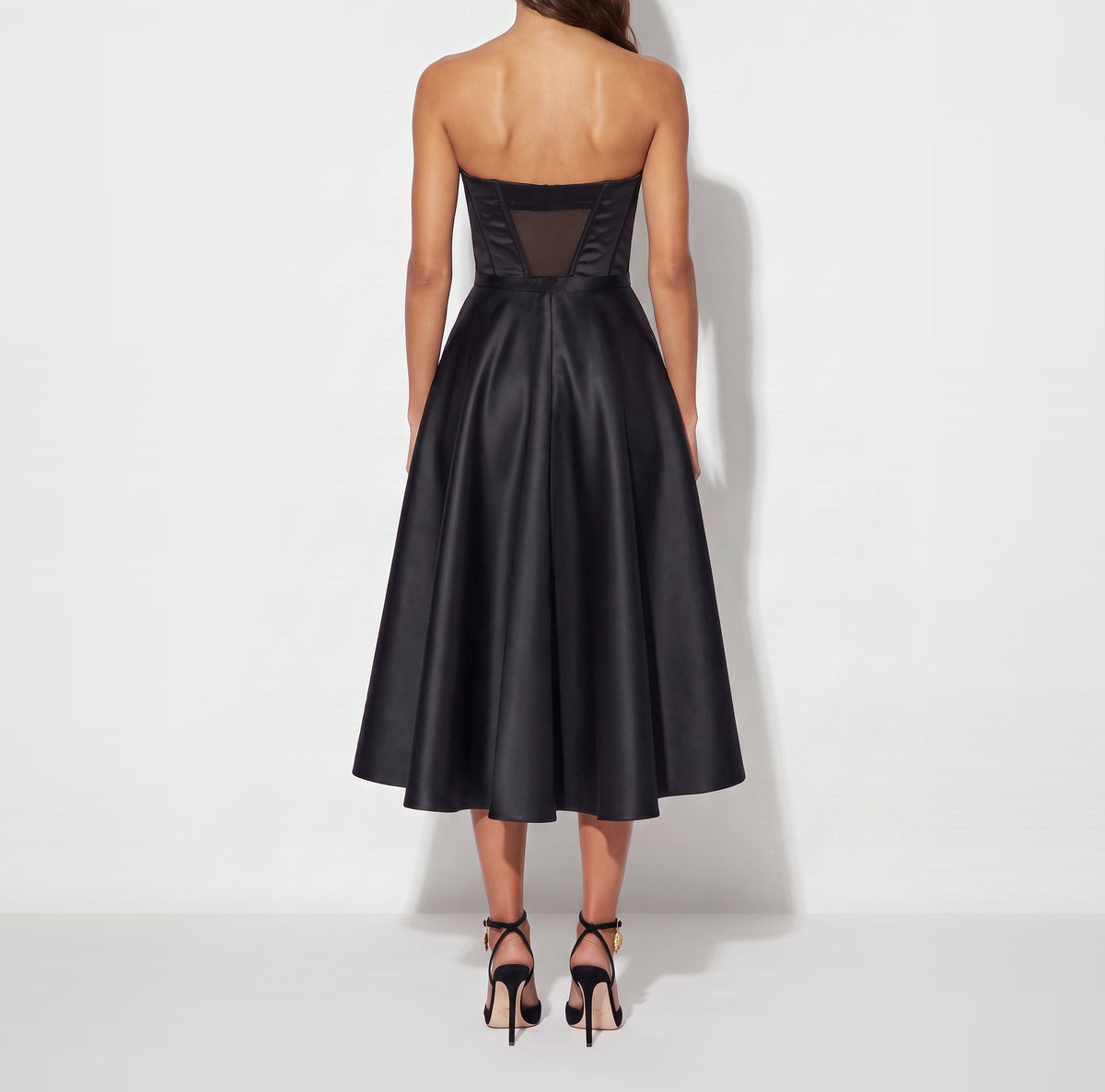 ELISABETTA FRANCHI Abito Gazar-Nero