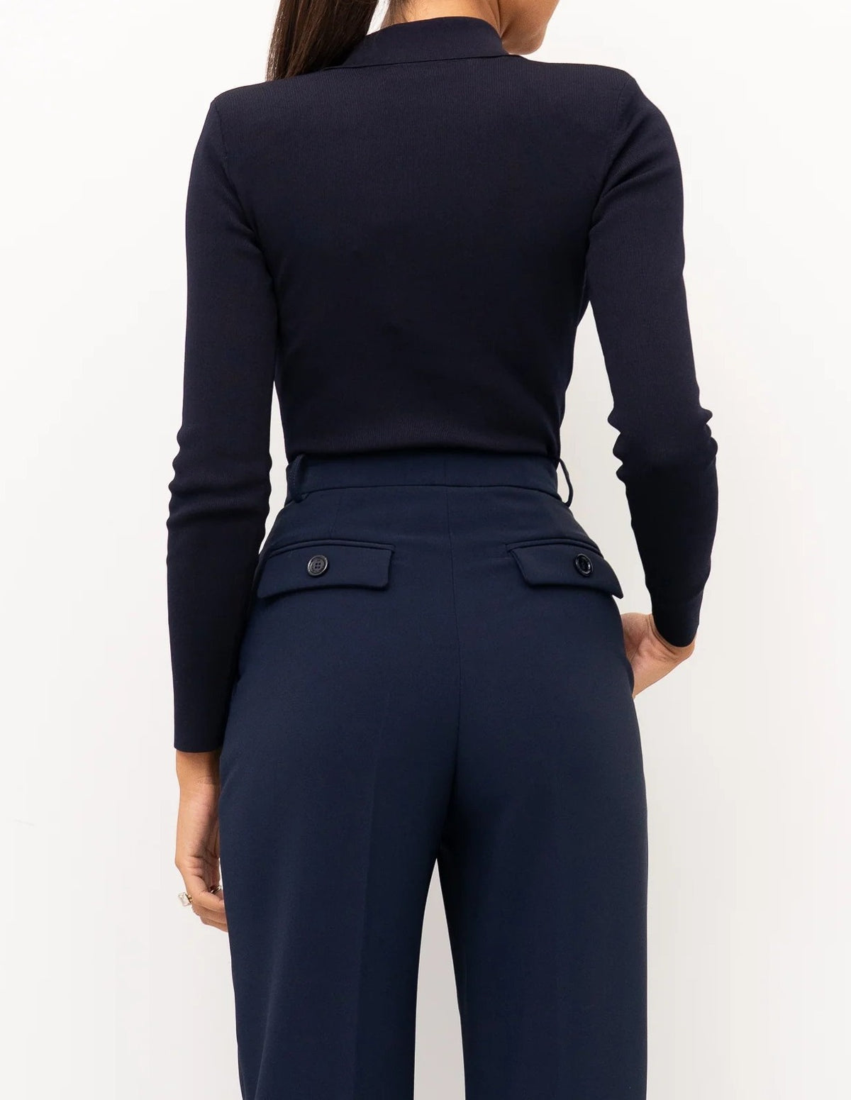 ELISABETTA FRANCHI Bordy Maglia Catene-Blu Notte