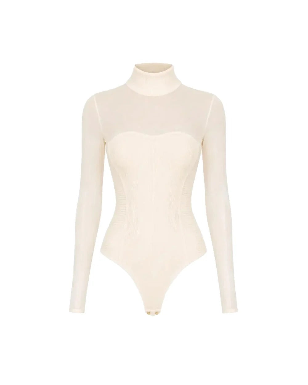 ELISABETTA FRANCHI BODY Maglia Tulle-Burro