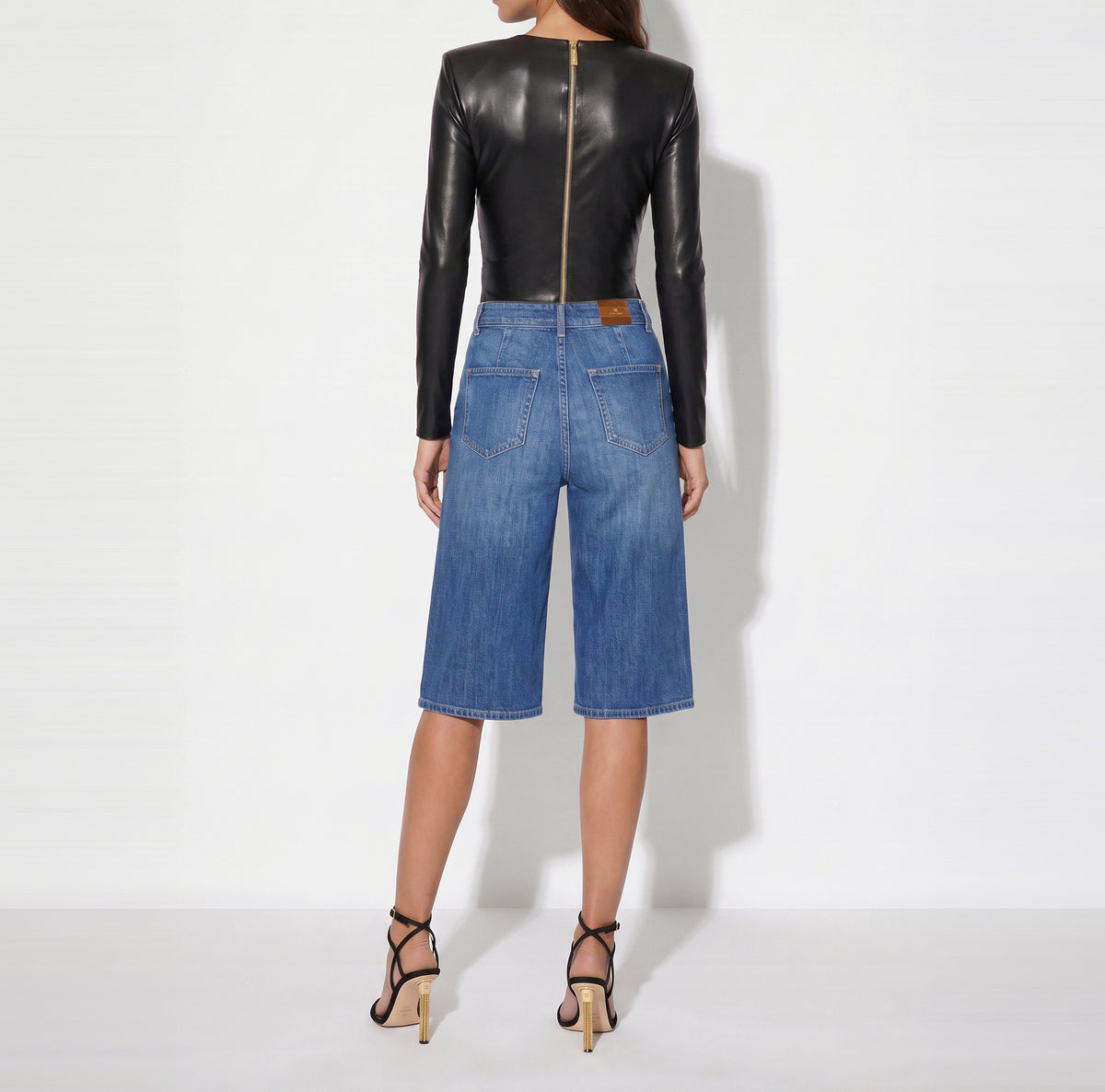 ELISABETTA FRANCHI Body Ecopelle Nodo-Nero