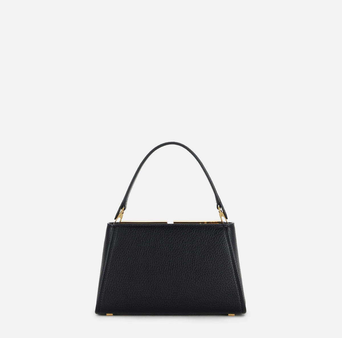 ELISABETTA FRANCHI Borsa a Mano Ecopelle Logo-Nero