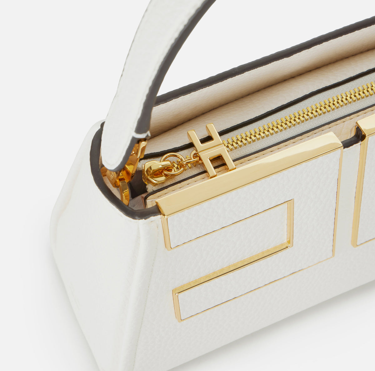 ELISABETTA FRANCHI Borsa a Mano Ecopelle Logo-Burro