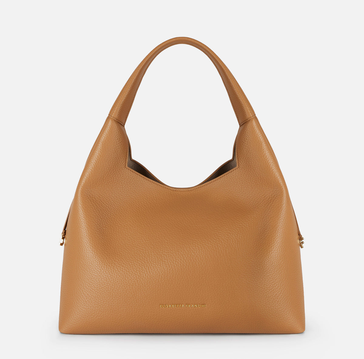 ELISABETTA FRANCHI Borsa Hobo Ecopelle Charms Logo-Daino