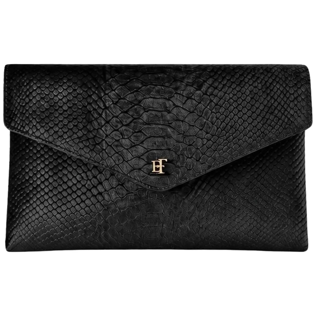 ELISABETTA FRANCHI Borsa Tracolla Velluto Stampa Cocco-Nero
