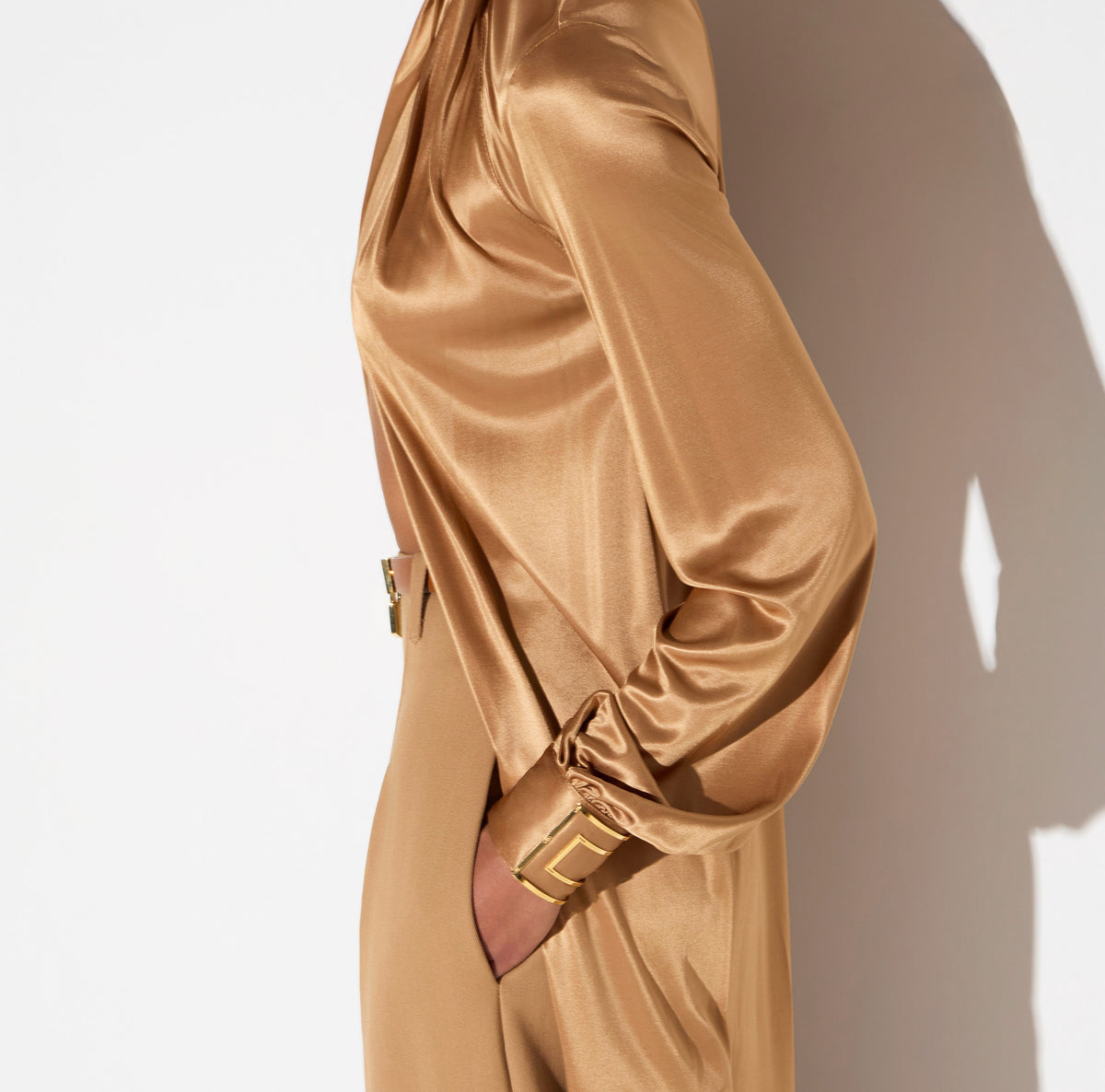 ELISABETTA FRANCHI Casacca Jersey Lucido-Daino