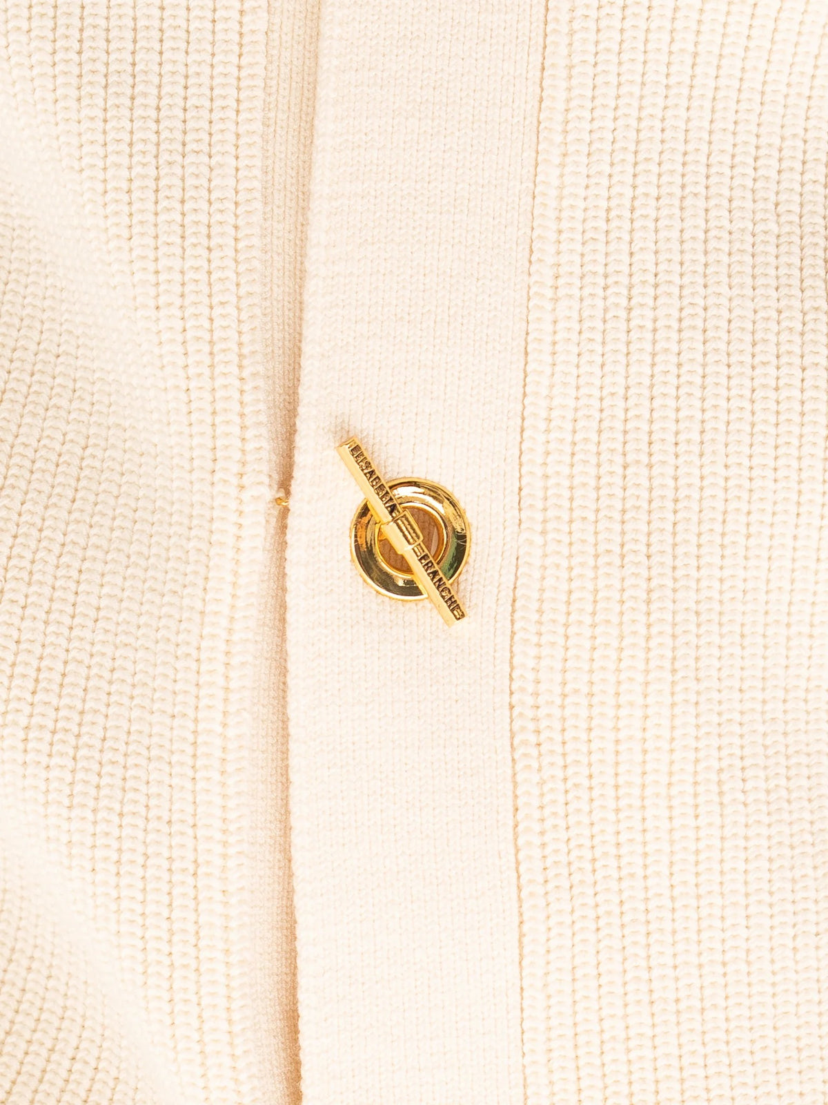 ELISABETTA FRANCHI Cardigan Maglia T-Bar-Burro