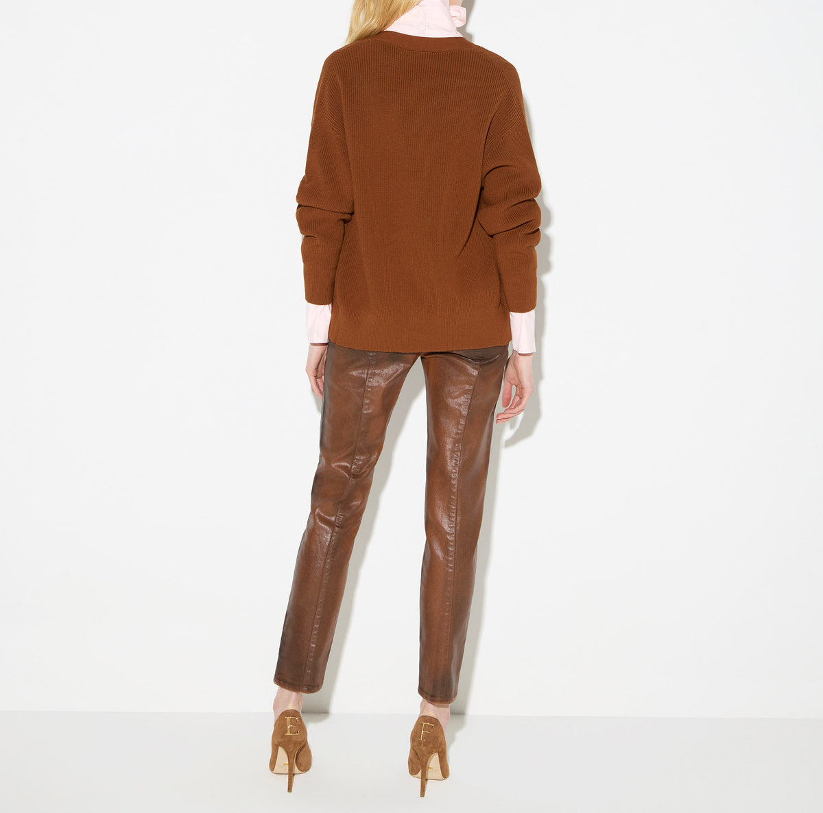 ELISABETTA FRANCHI Cardigan Maglia T-Bar-Sigaro