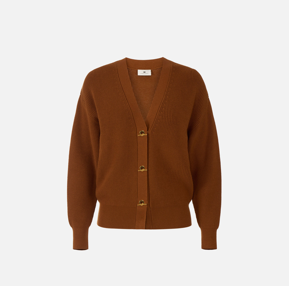 ELISABETTA FRANCHI Cardigan Maglia T-Bar-Sigaro