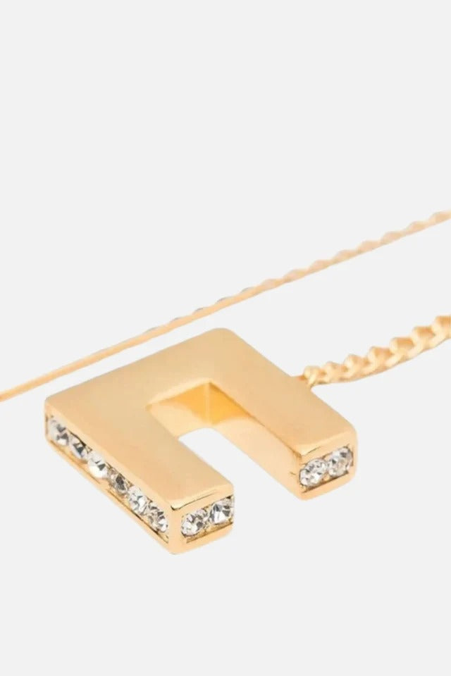 ELISABETTA FRANCHI ORECCHINI Passafilo Logo-Oro Giallo