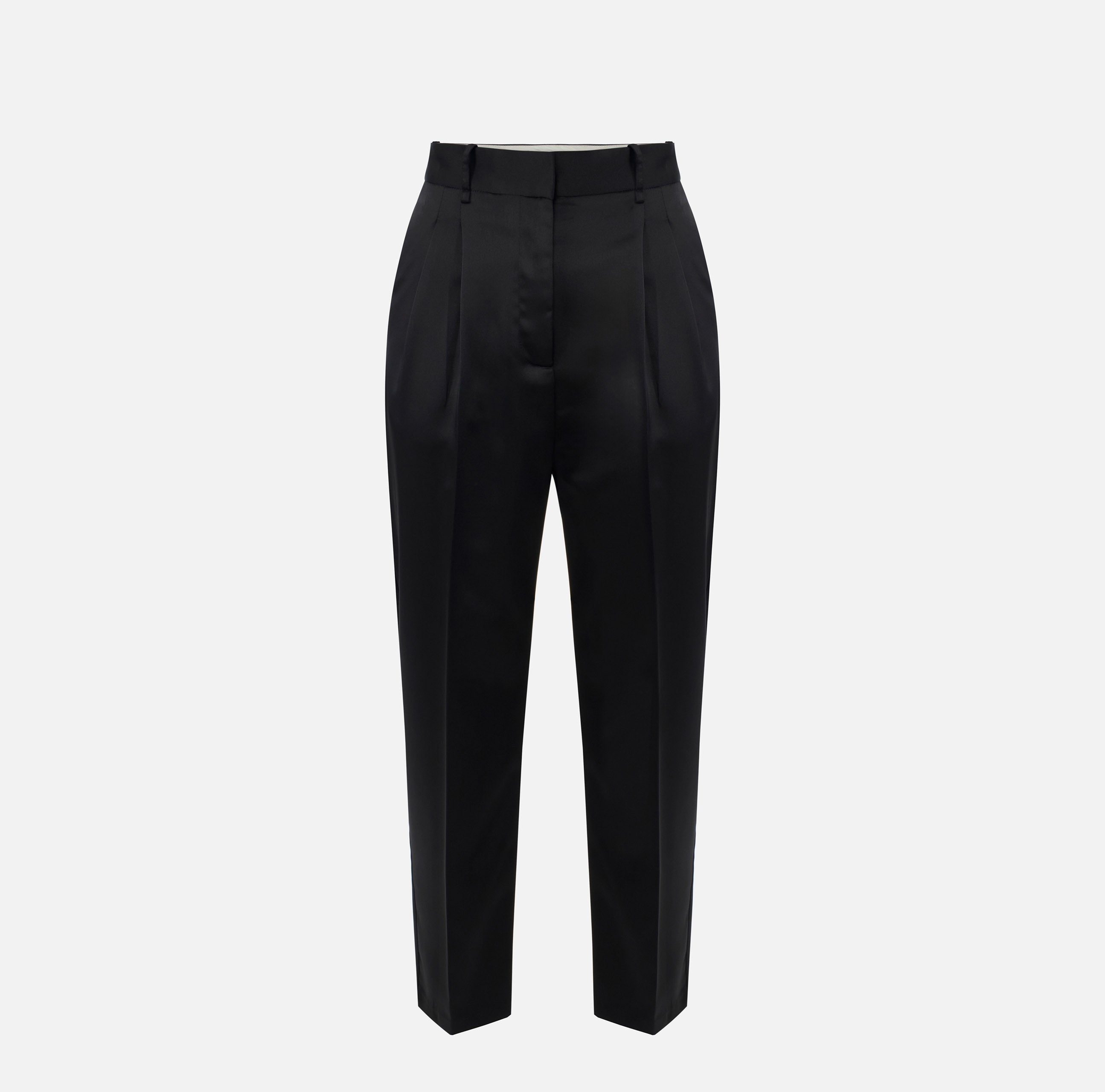 ELISABETTA FRANCHI Pantalone Raso Stretch-Nero